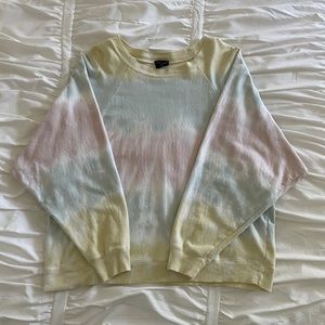Blank Paige/ Pastel TieDye Crewneck/ Size Large